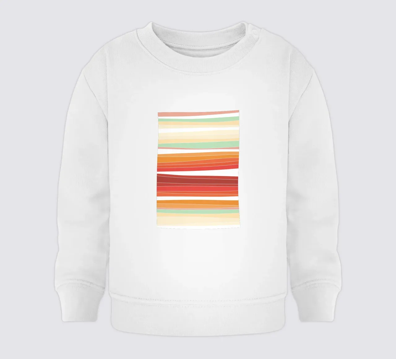 Retro lines felpa neonato da BAINAI