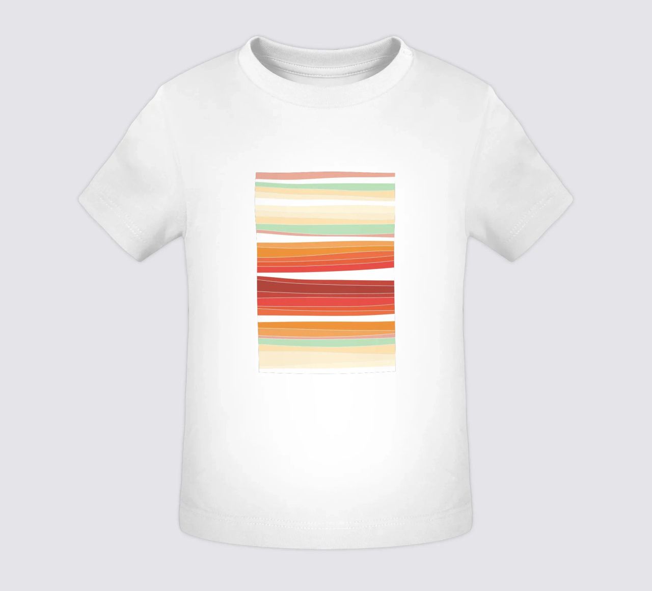 Retro lines maglietta neonato da BAINAI