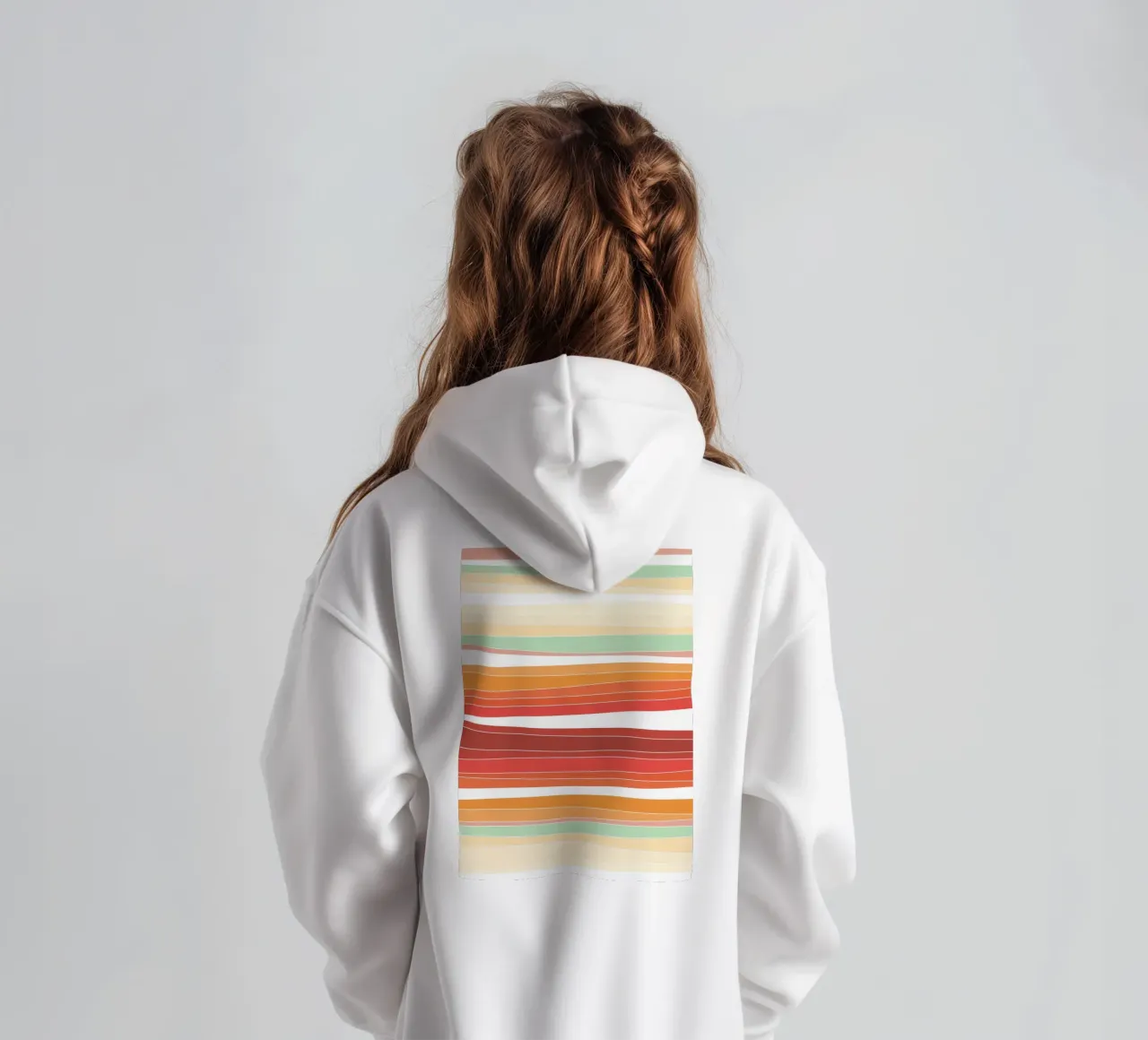 Retro lines felpa bambino con cappuccio da BAINAI