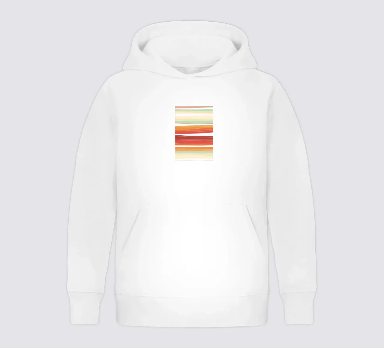 Retro lines felpa bambino con cappuccio da BAINAI