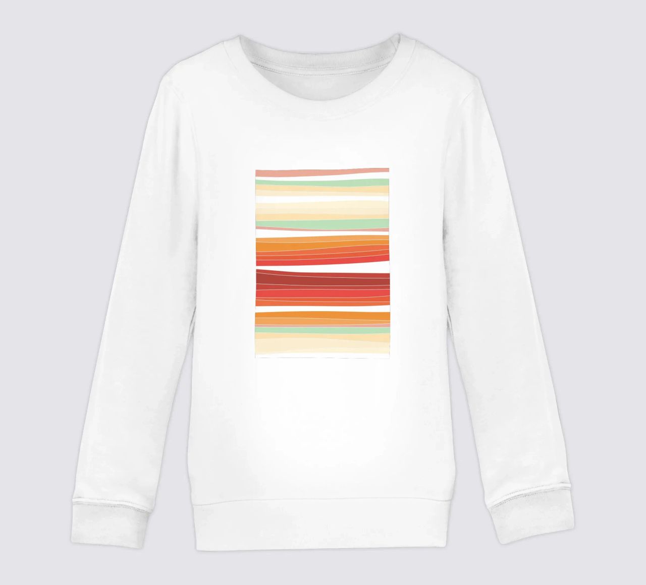 Retro lines felpa bambino da BAINAI