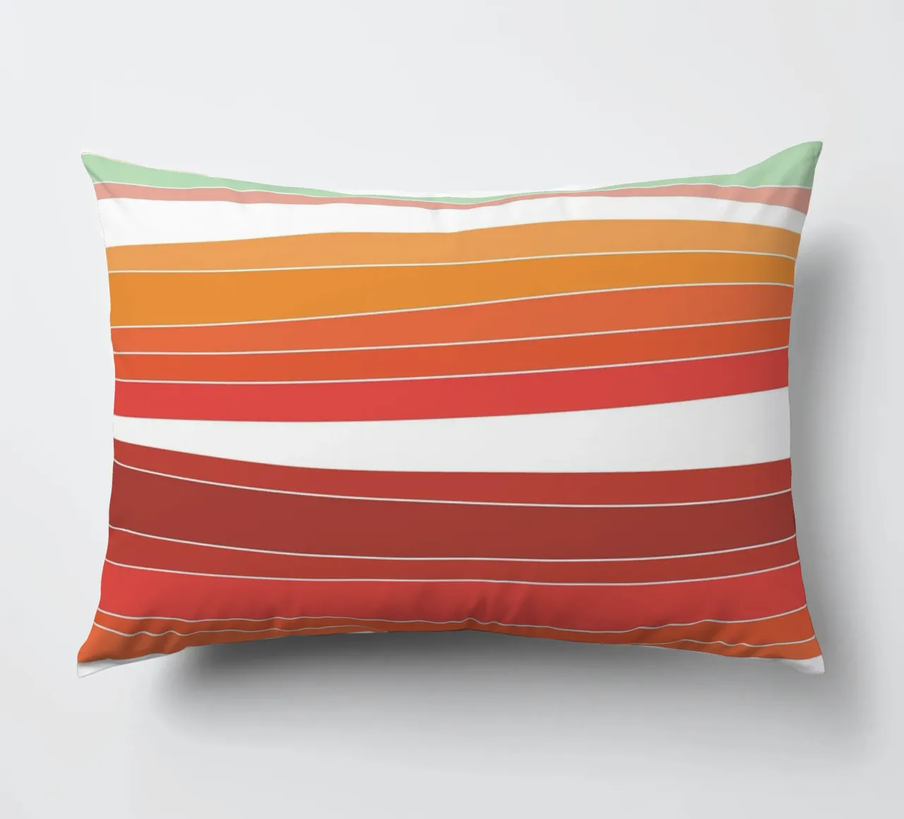 Retro lines decorative cushion by BAINAI