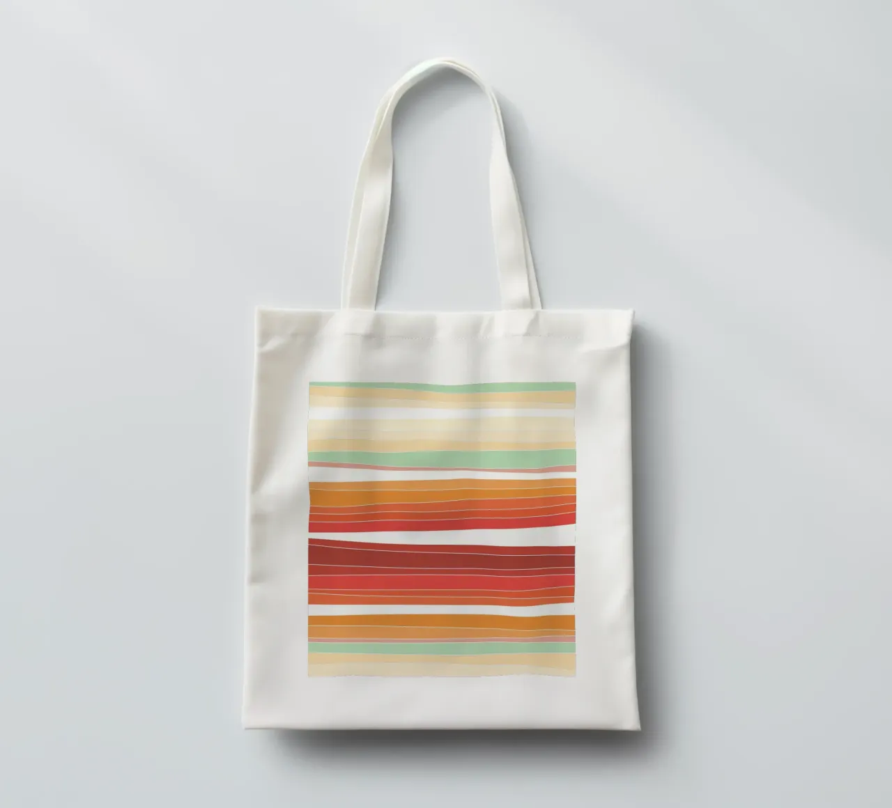 Retro lines borsa in juta da BAINAI