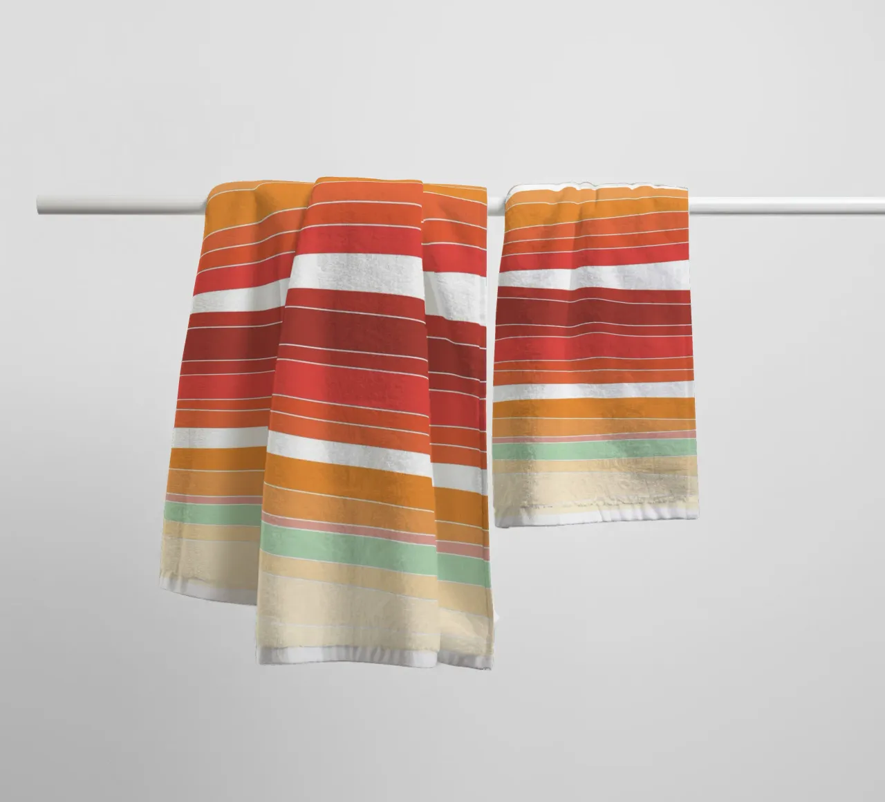 Retro lines toalla de baño de BAINAI