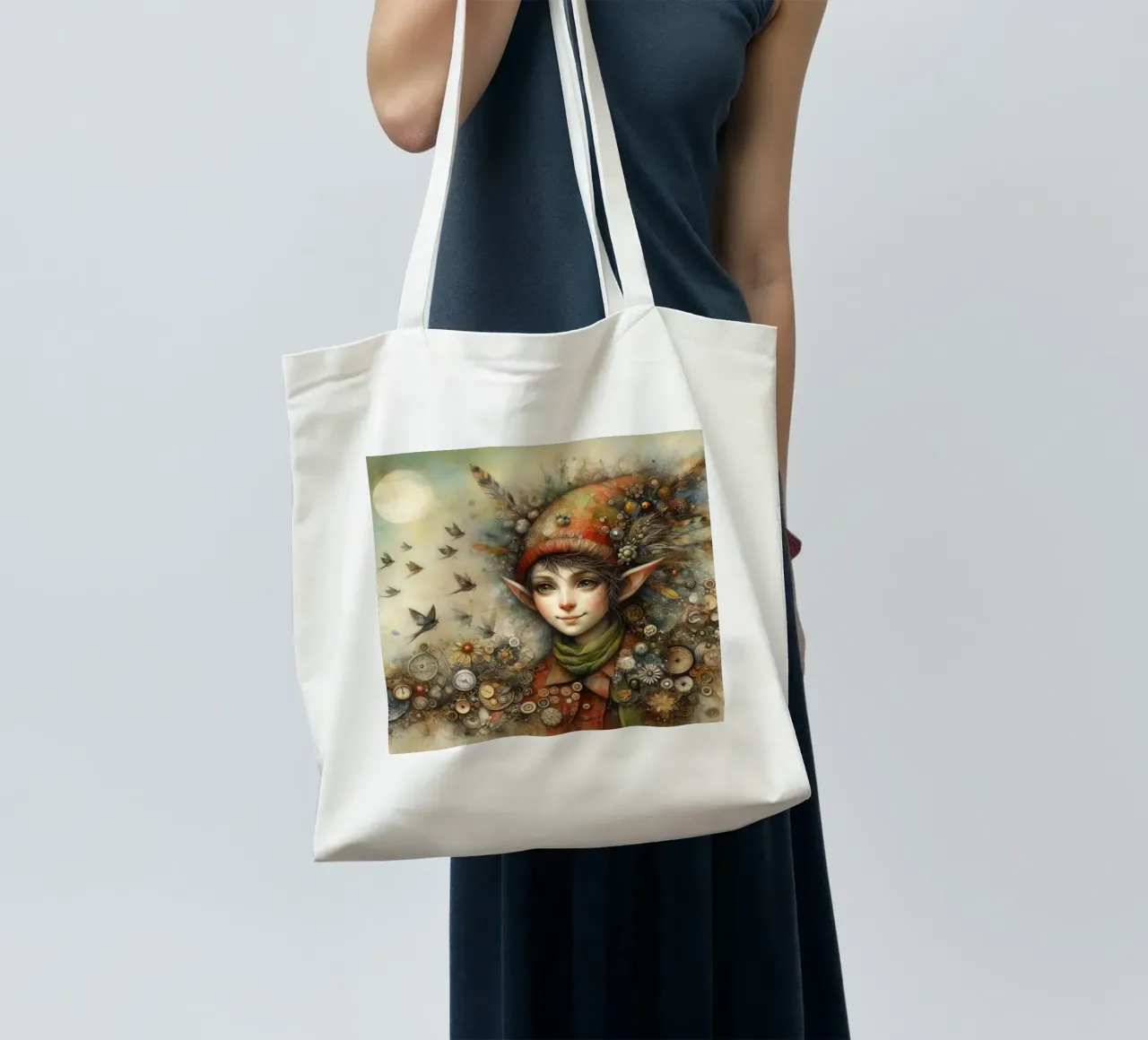 Un lutin fantaisiste tote bag de 🎁 ARTVI-SHOP
