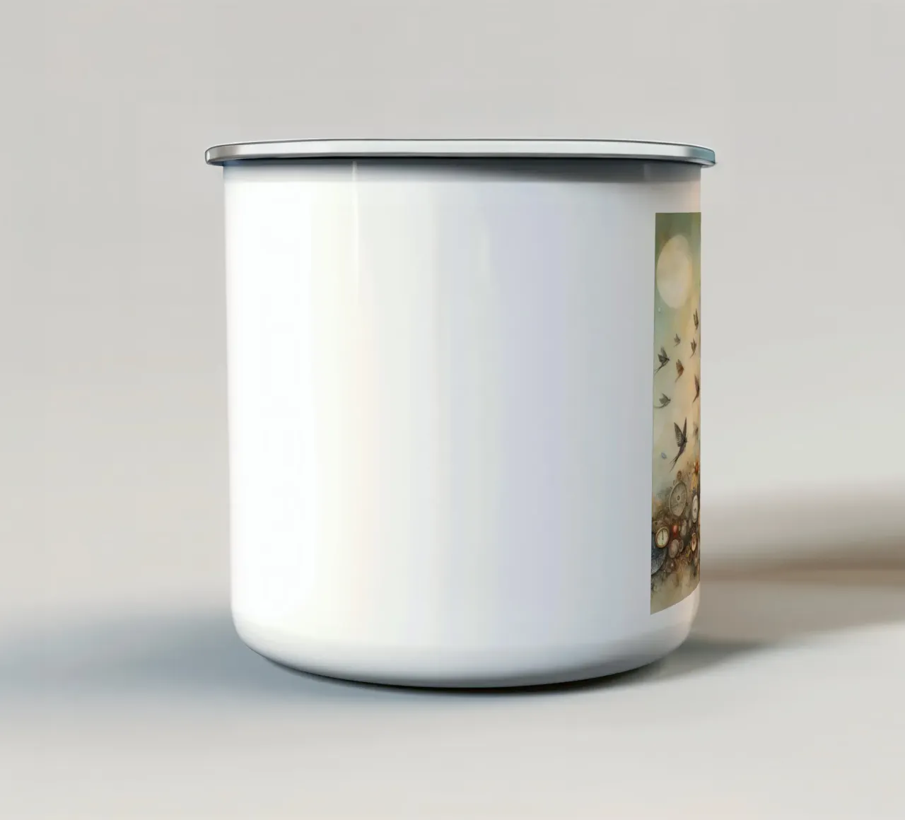 Un elfo stravagante tazza in smalto da ARTVI-SHOP