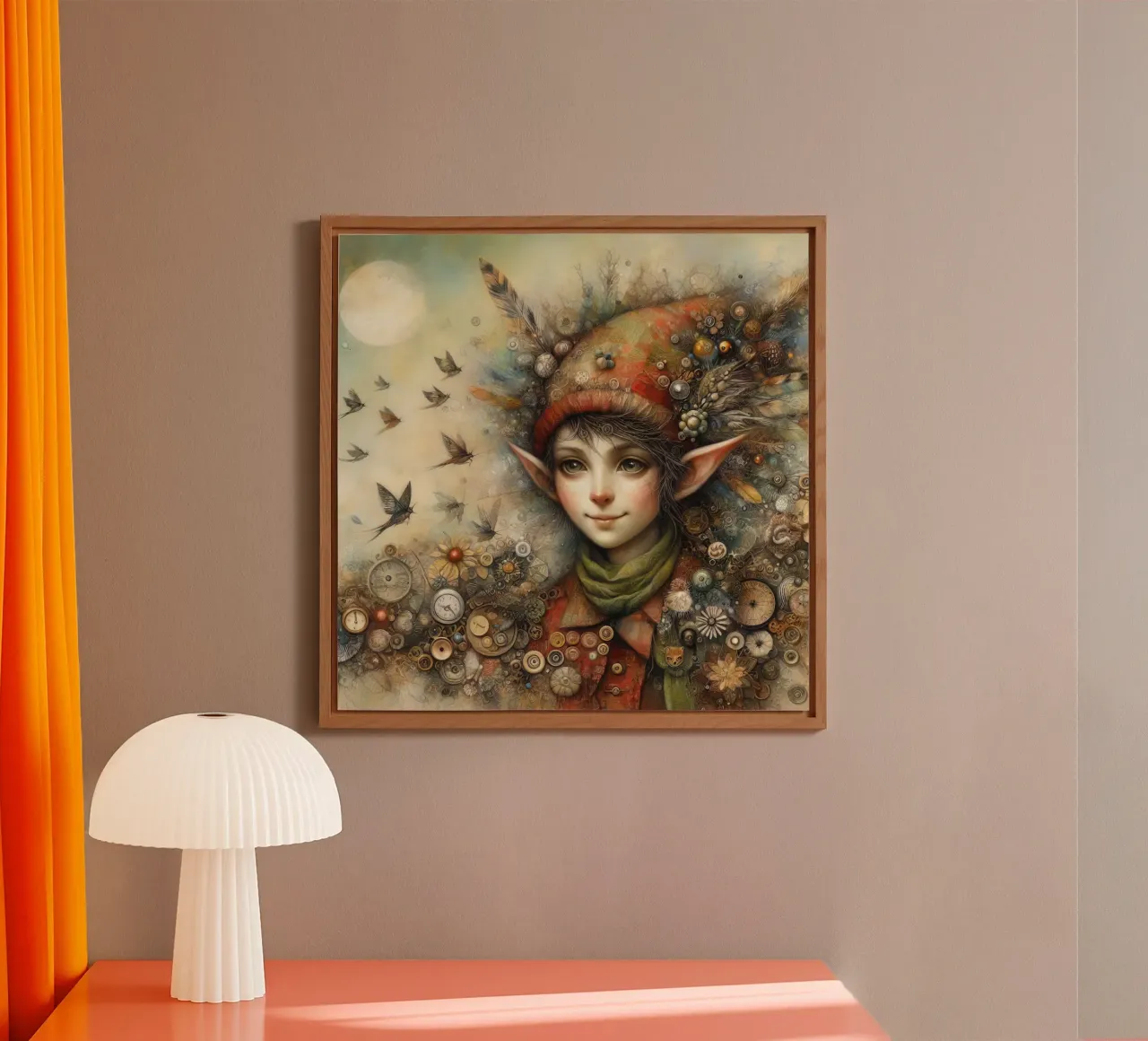 Un lutin fantaisiste alu dibond de 🎁 ARTVI-SHOP