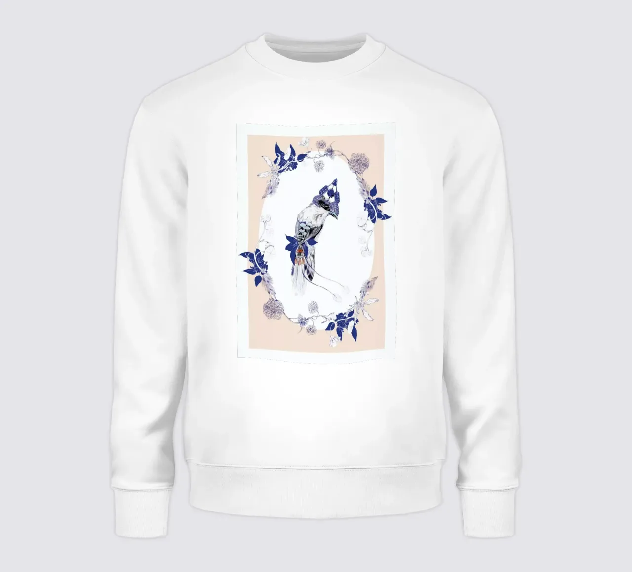 Magpie Bird Pink felpa da La Scarlatte