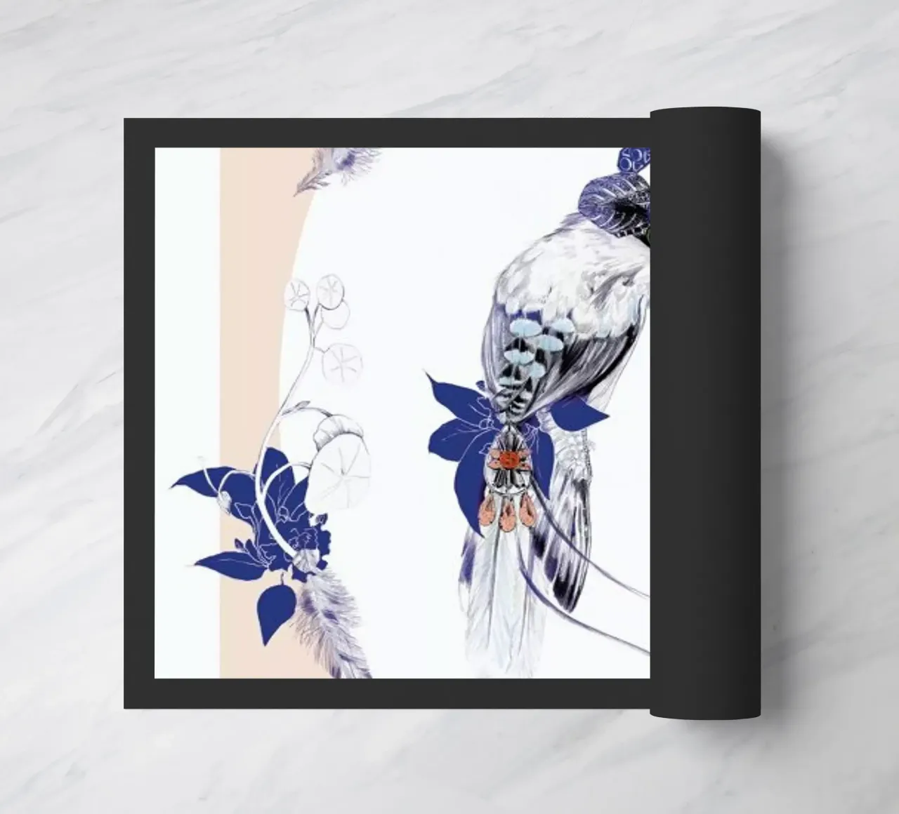 Magpie Bird Pink zerbino da La Scarlatte