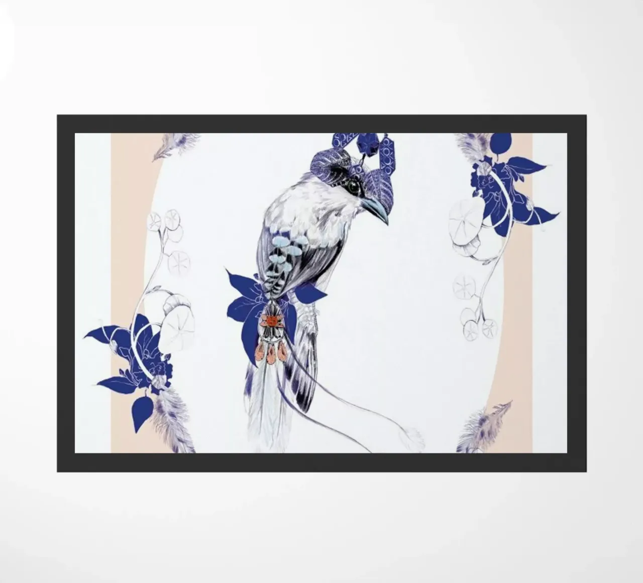 Magpie Bird Pink zerbino da La Scarlatte