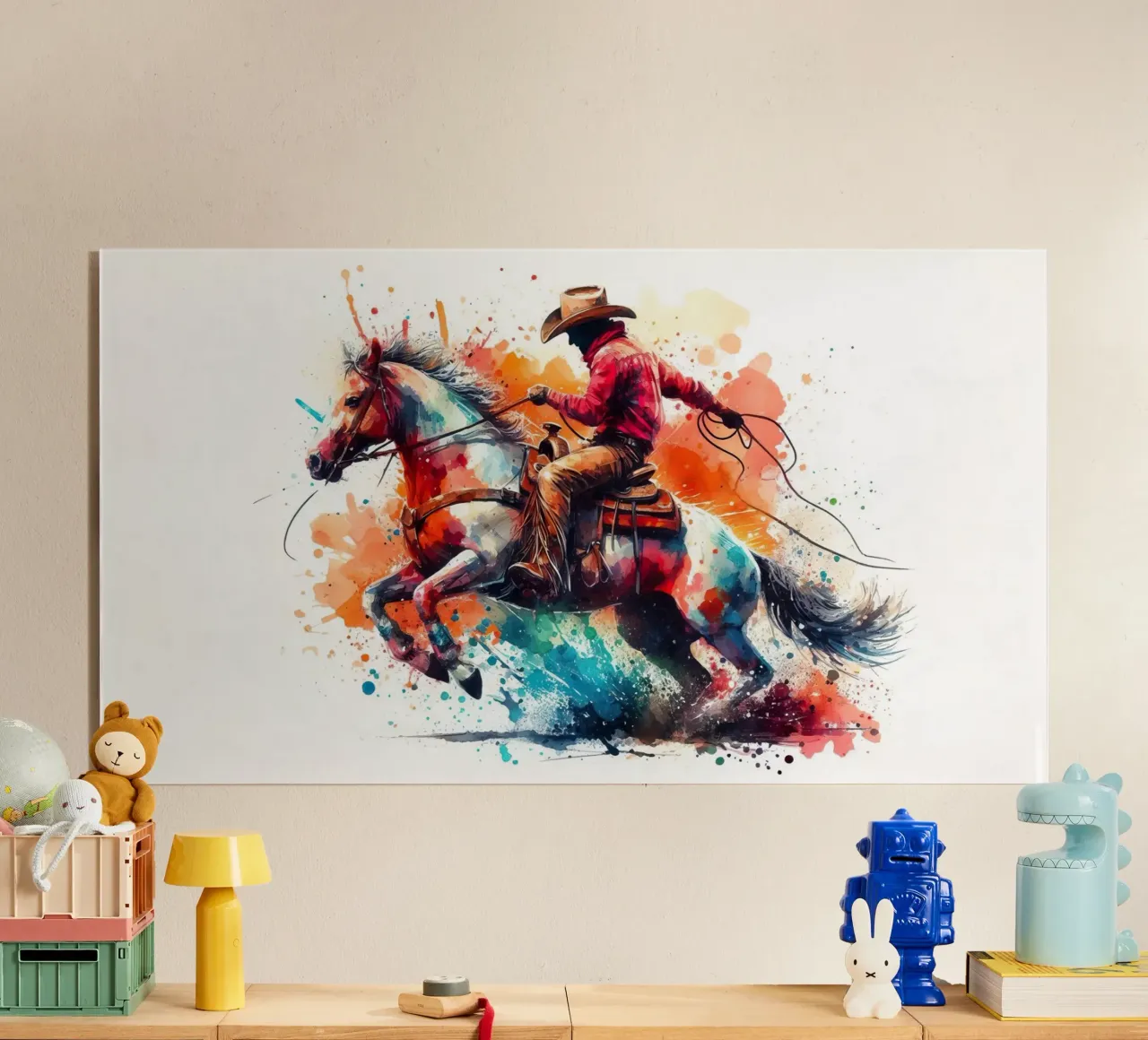 Cowboy americano, rodeo americano plexiglass da 🎁 ARTVI-SHOP