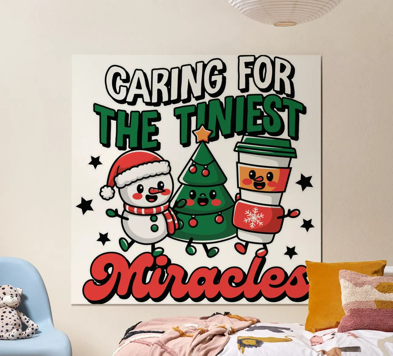 Caring for the Tiniest Miracles carta hahnemühle da edsonramosart