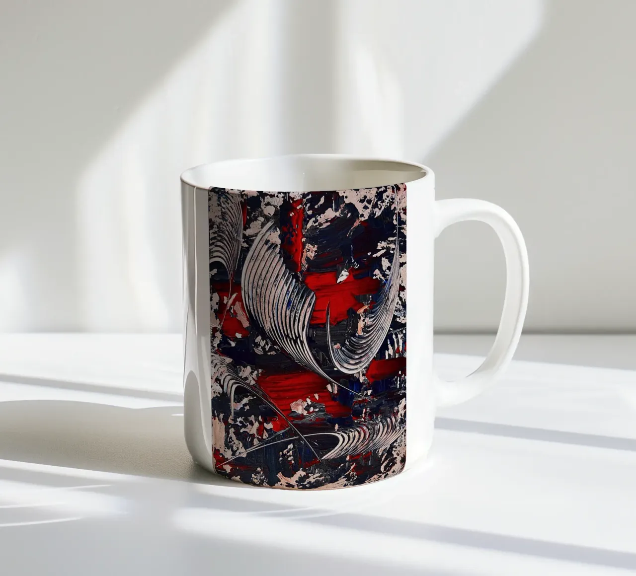IDEAL GIFT 42 tazza in ceramica da Thierry Vobmann Abstract painting