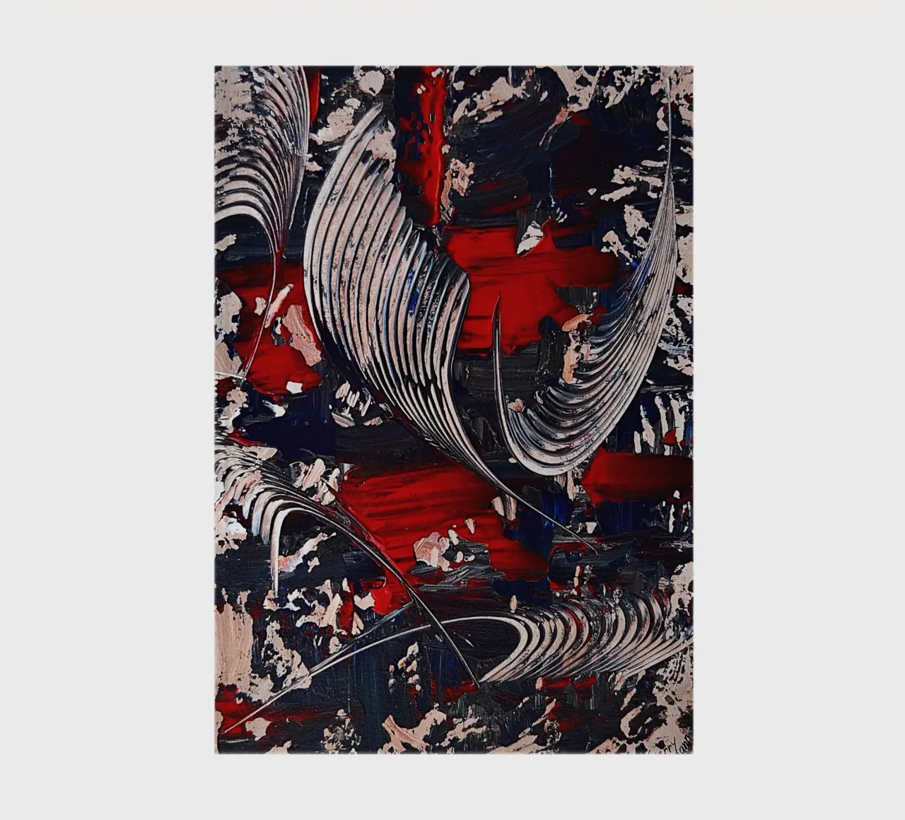 IDEAL GIFT 42 notebook by Thierry Vobmann Abstract painting