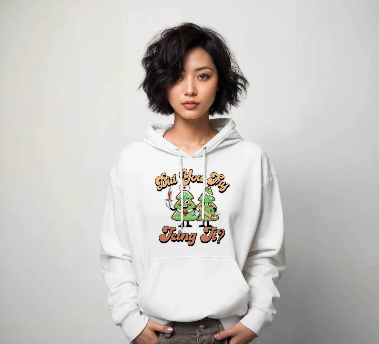 Did You Try Icing It felpa con cappuccio da edsonramosart