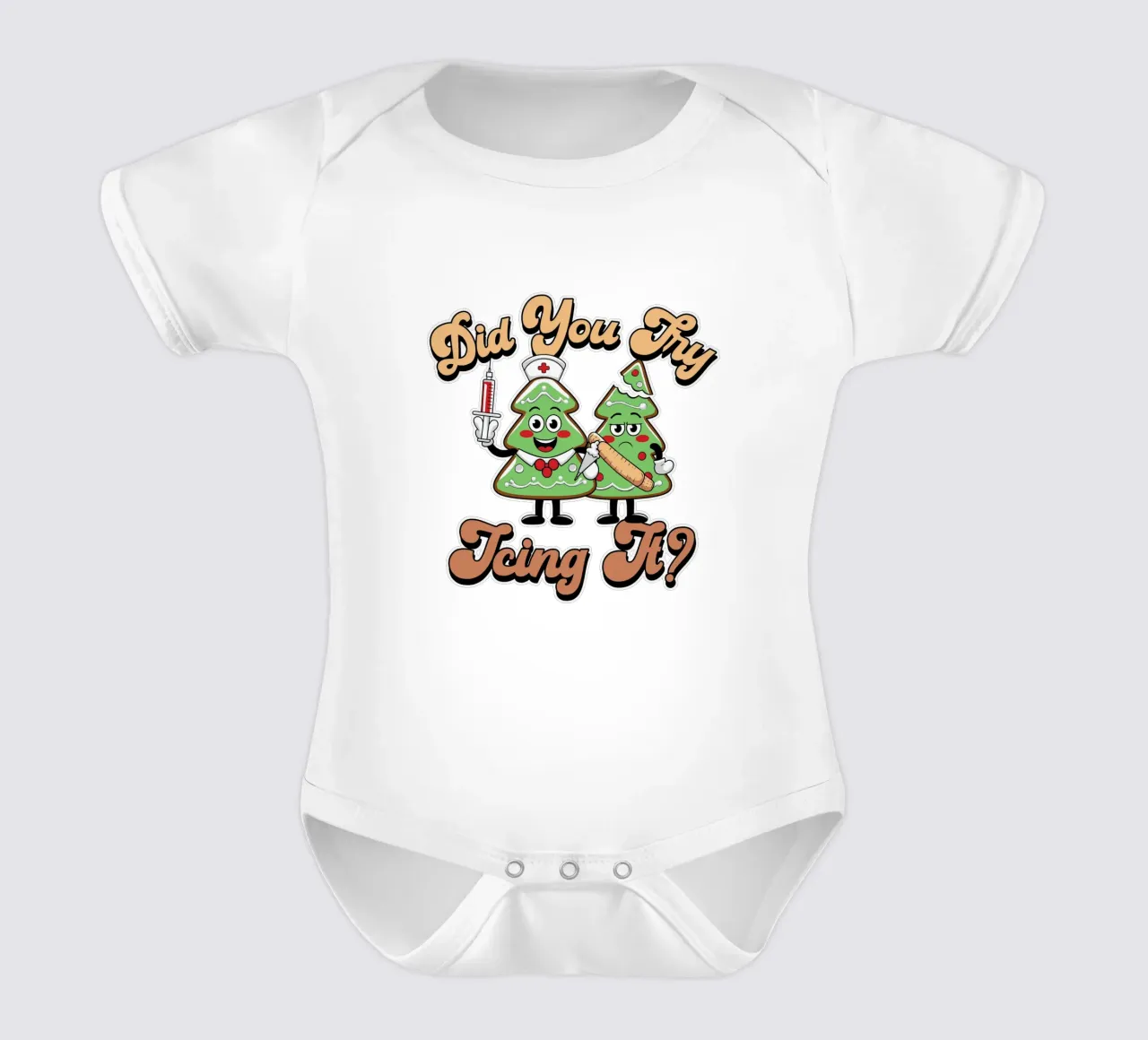 Did You Try Icing It body neonato maniche corte da edsonramosart