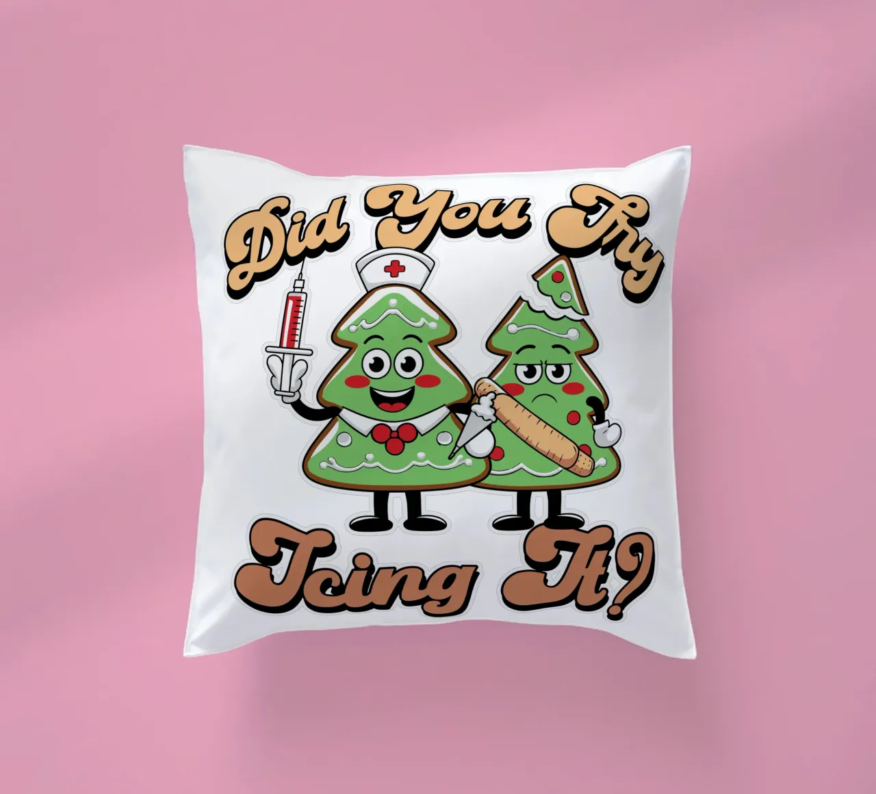 Did You Try Icing It cuscino da edsonramosart