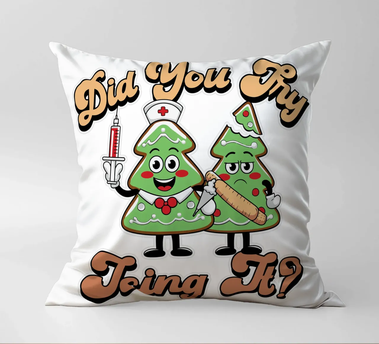 Did You Try Icing It cuscino da edsonramosart