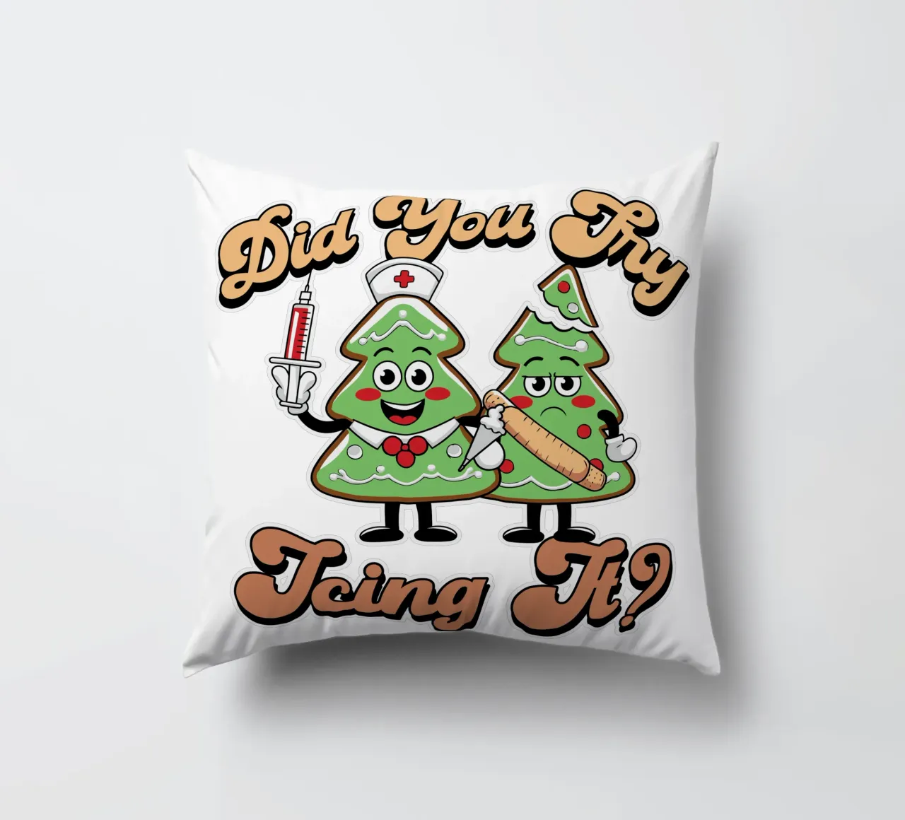 Did You Try Icing It cuscino da edsonramosart