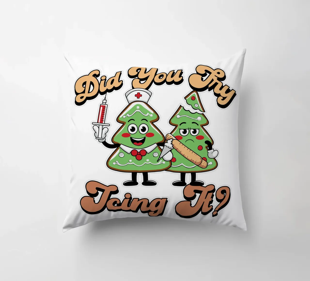 Did You Try Icing It cuscino da edsonramosart