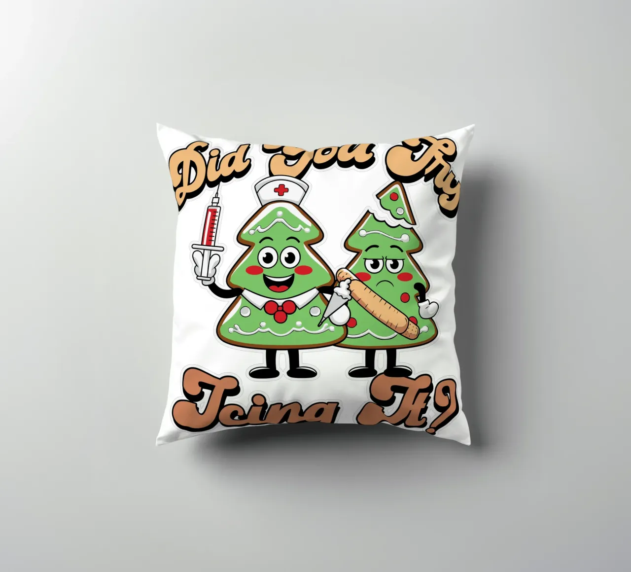 Did You Try Icing It cuscino da edsonramosart