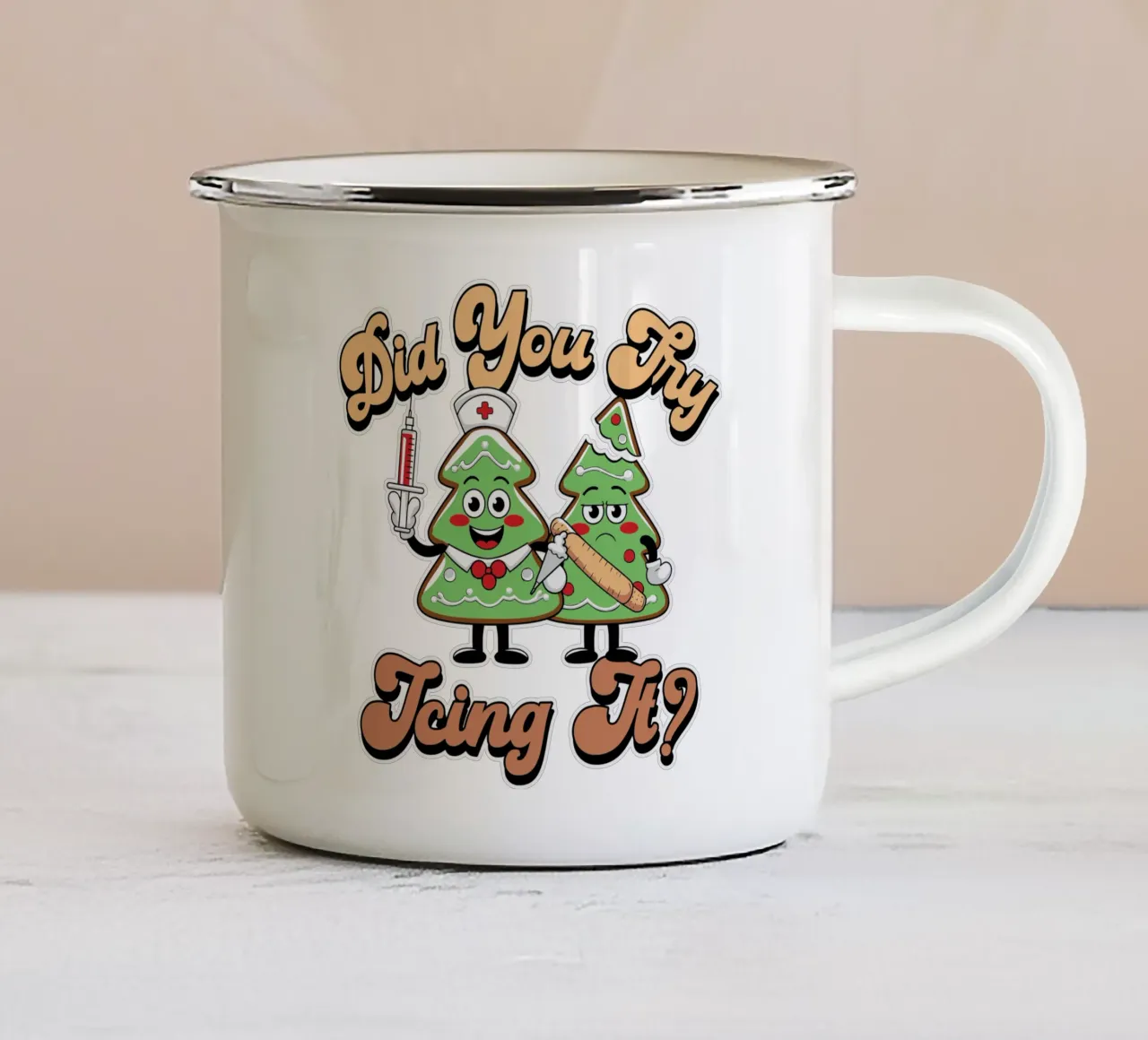 Did You Try Icing It tazza in smalto da edsonramosart