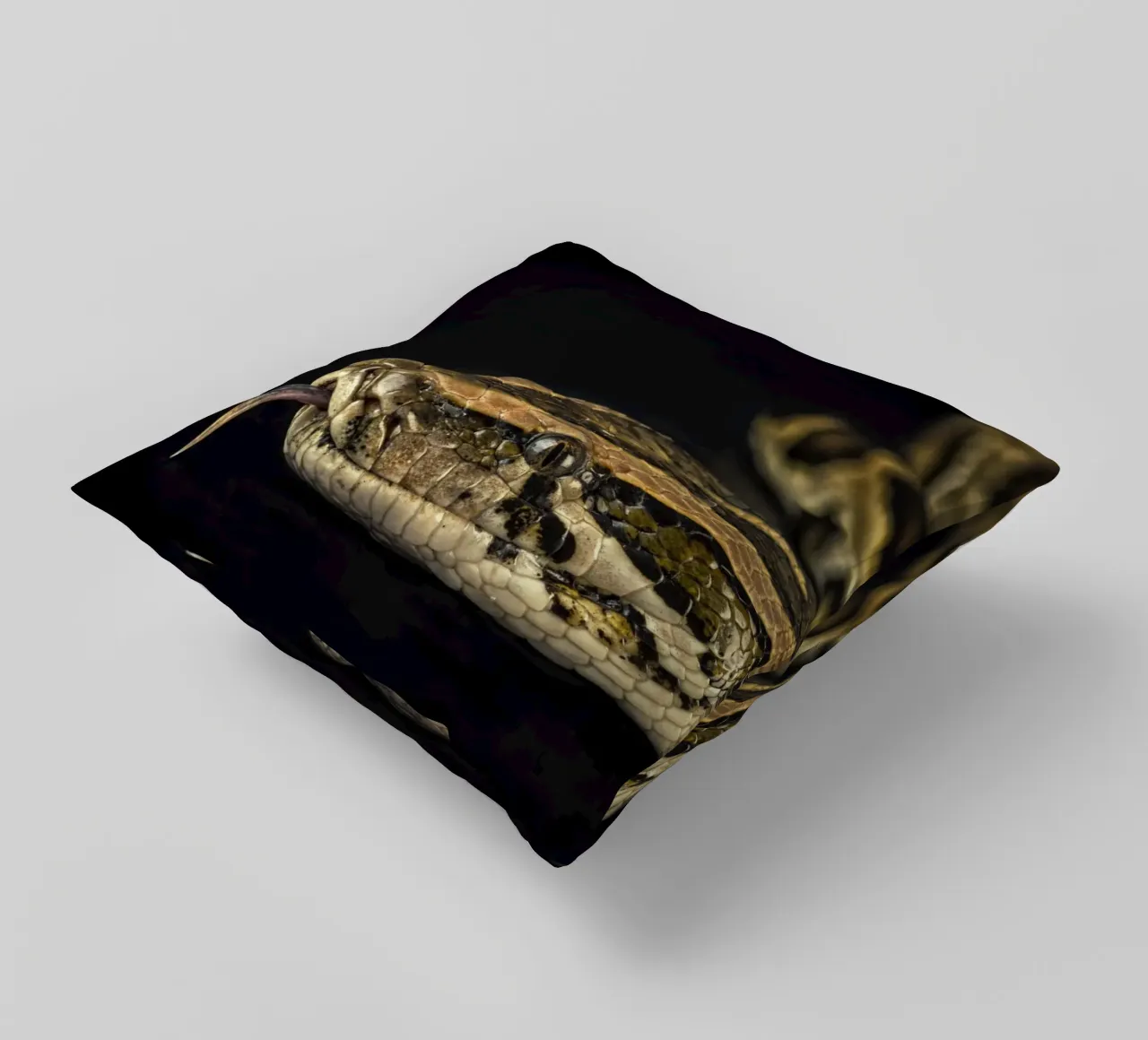Pitone Immagine di testa cuscino da Curious Collections by Marielle Leenders