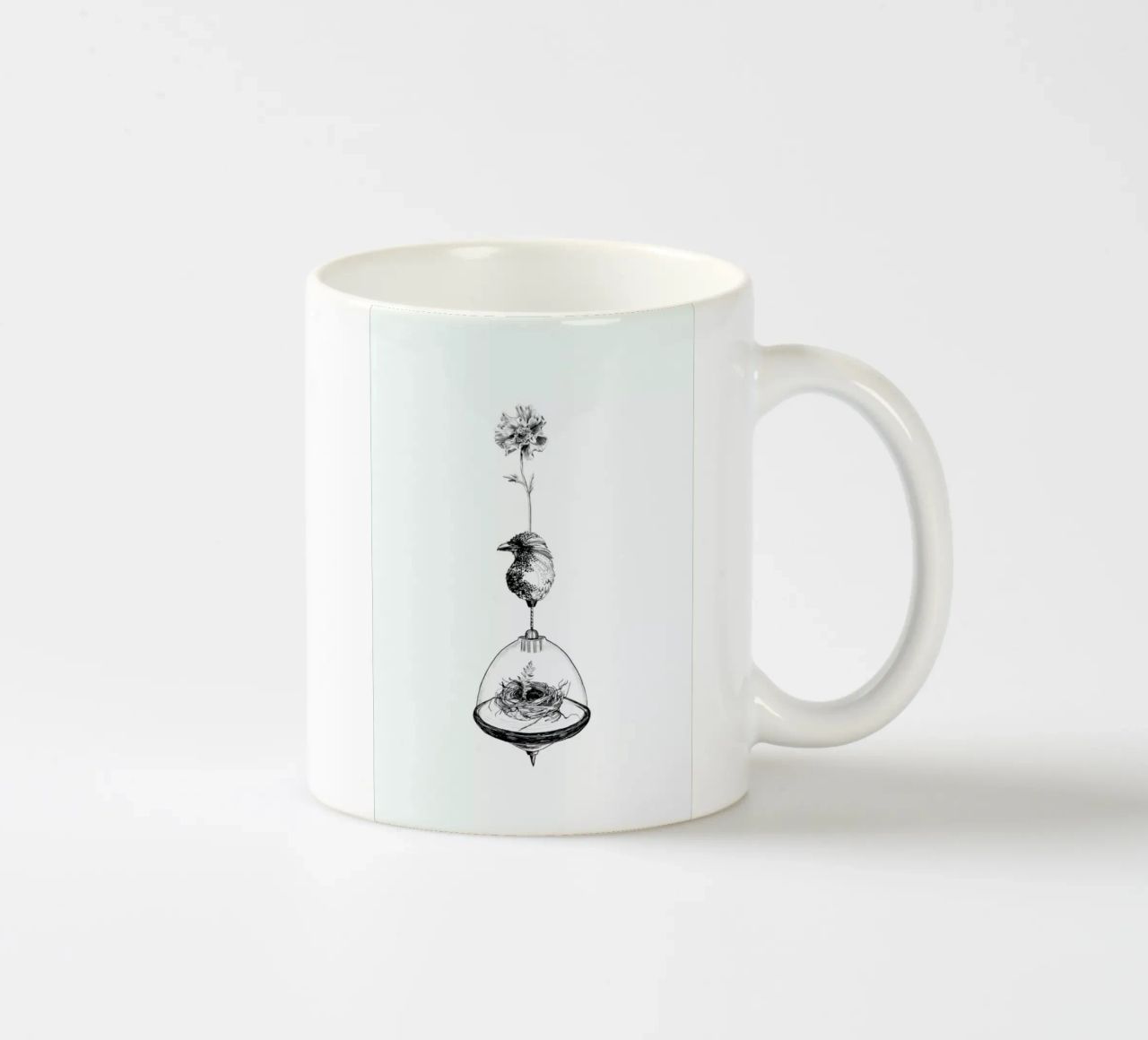 Nouveau Nest tazza in ceramica da La Scarlatte