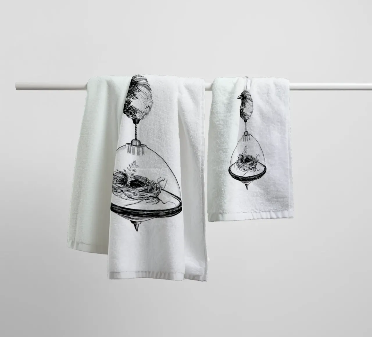 Nouveau Nest asciugamano da bagno da La Scarlatte