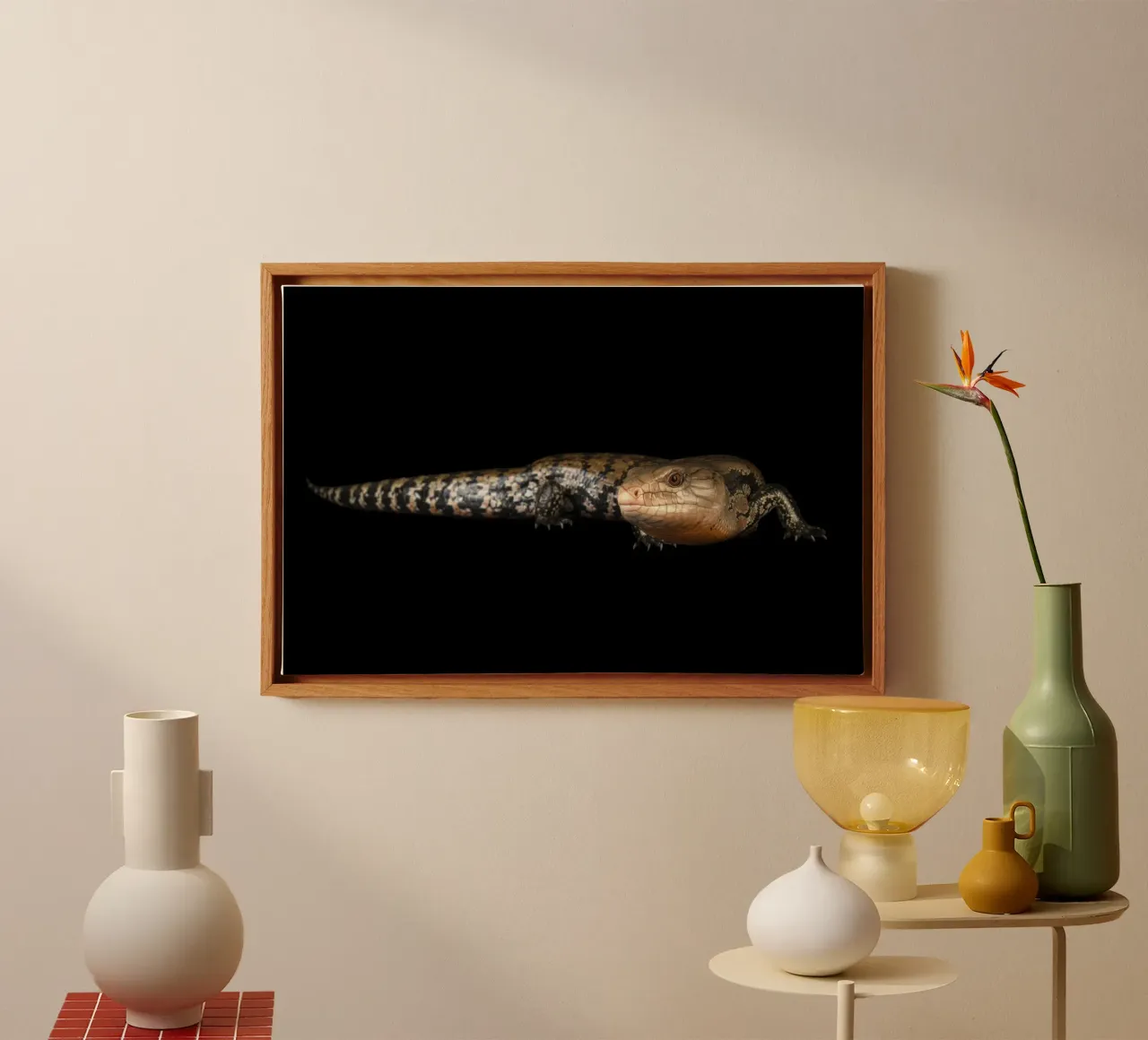 Lizard canvas by Curious Collections by Marielle Leenders