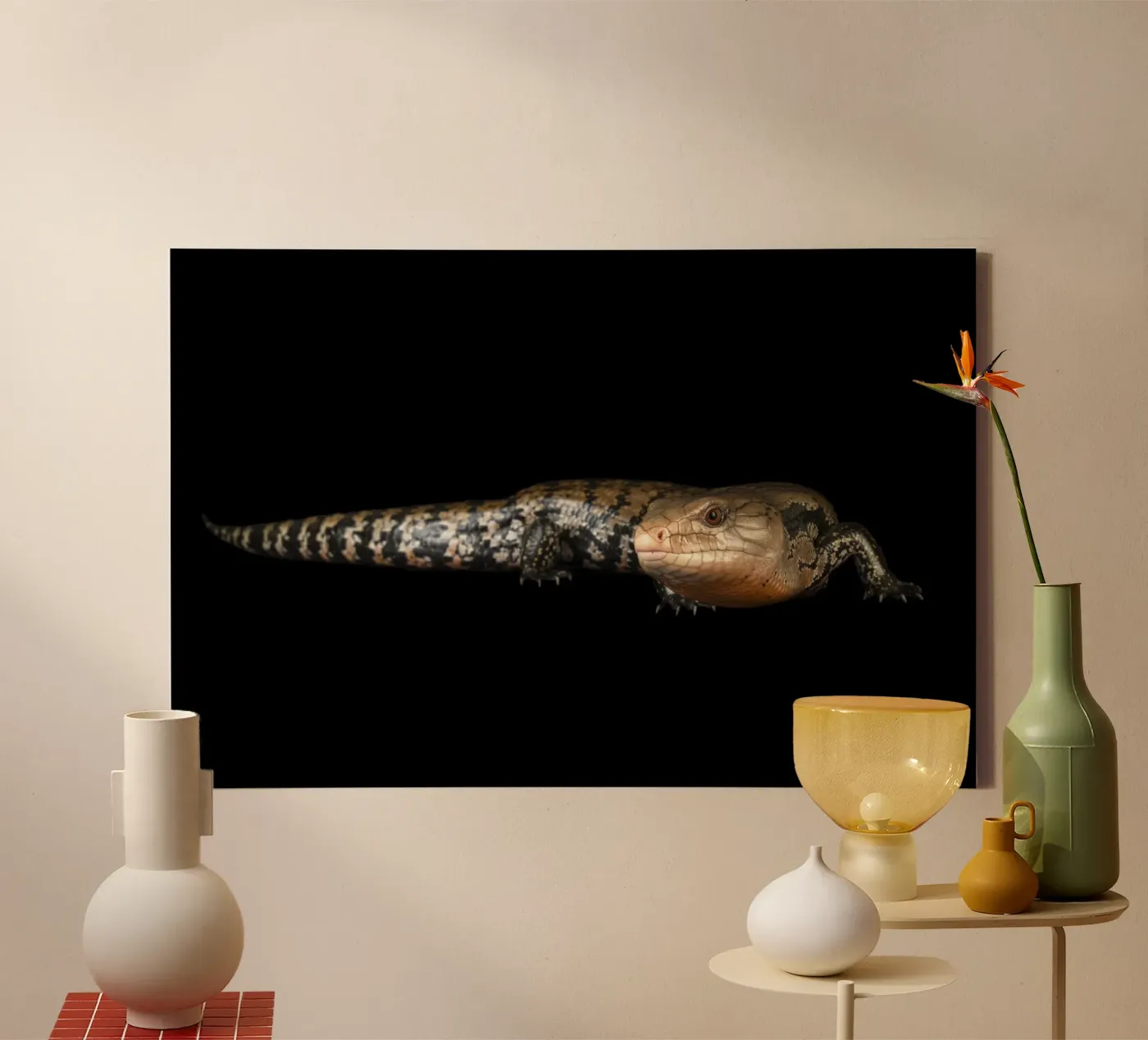 Lucertola tela da Curious Collections by Marielle Leenders