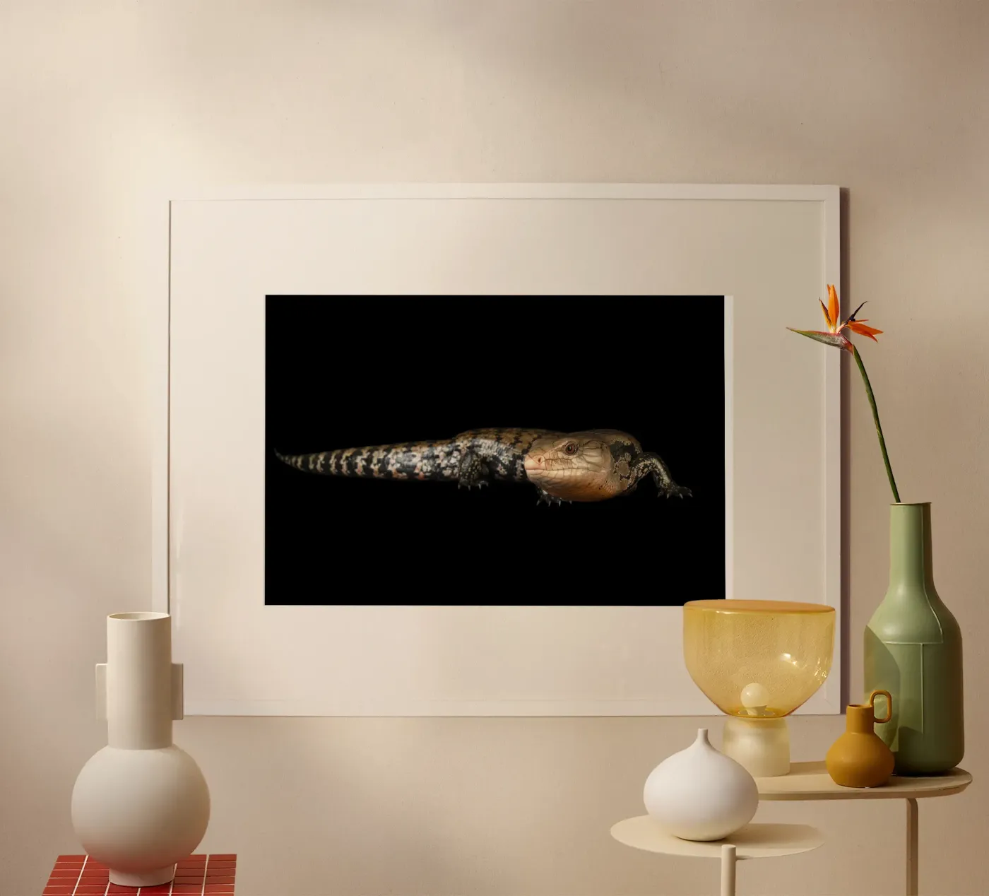 Lizard poster by Curious Collections by Marielle Leenders