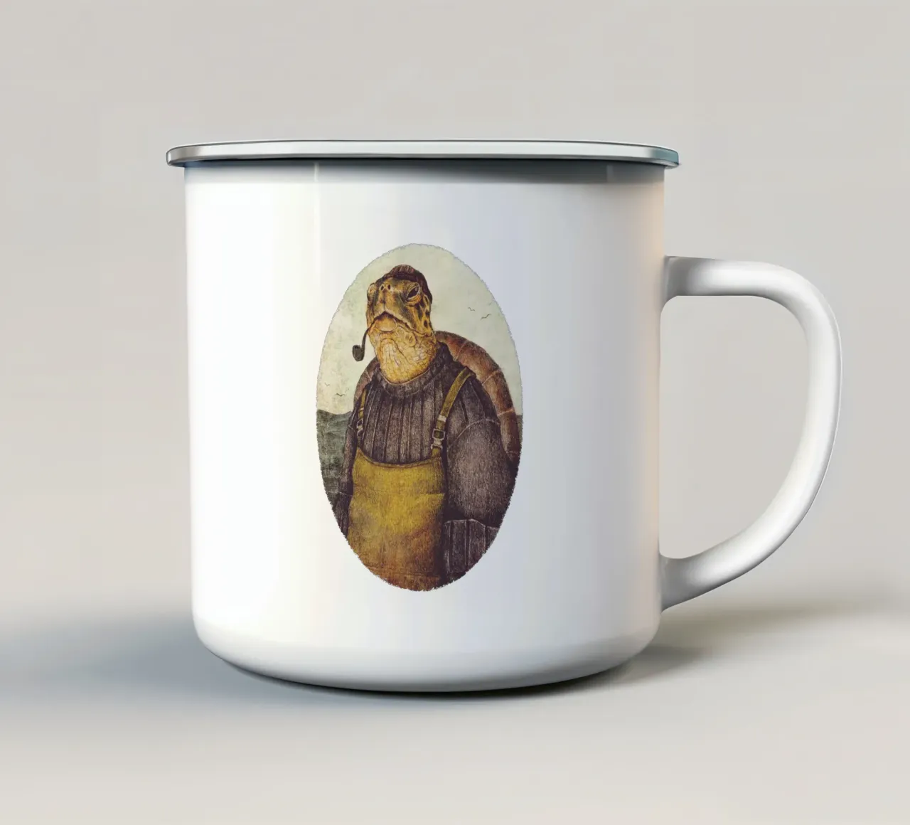 Custode della luce tazza in smalto da mikekoubou