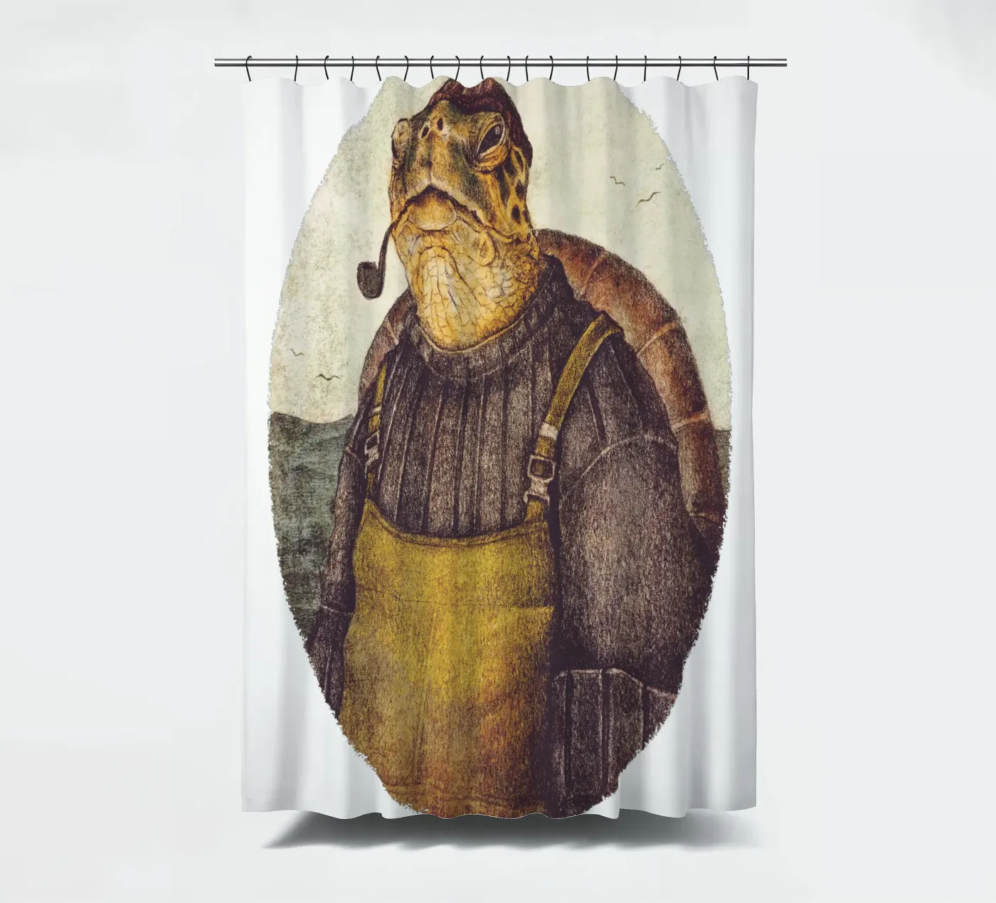 Lichtwächter Duschvorhang von mikekoubou