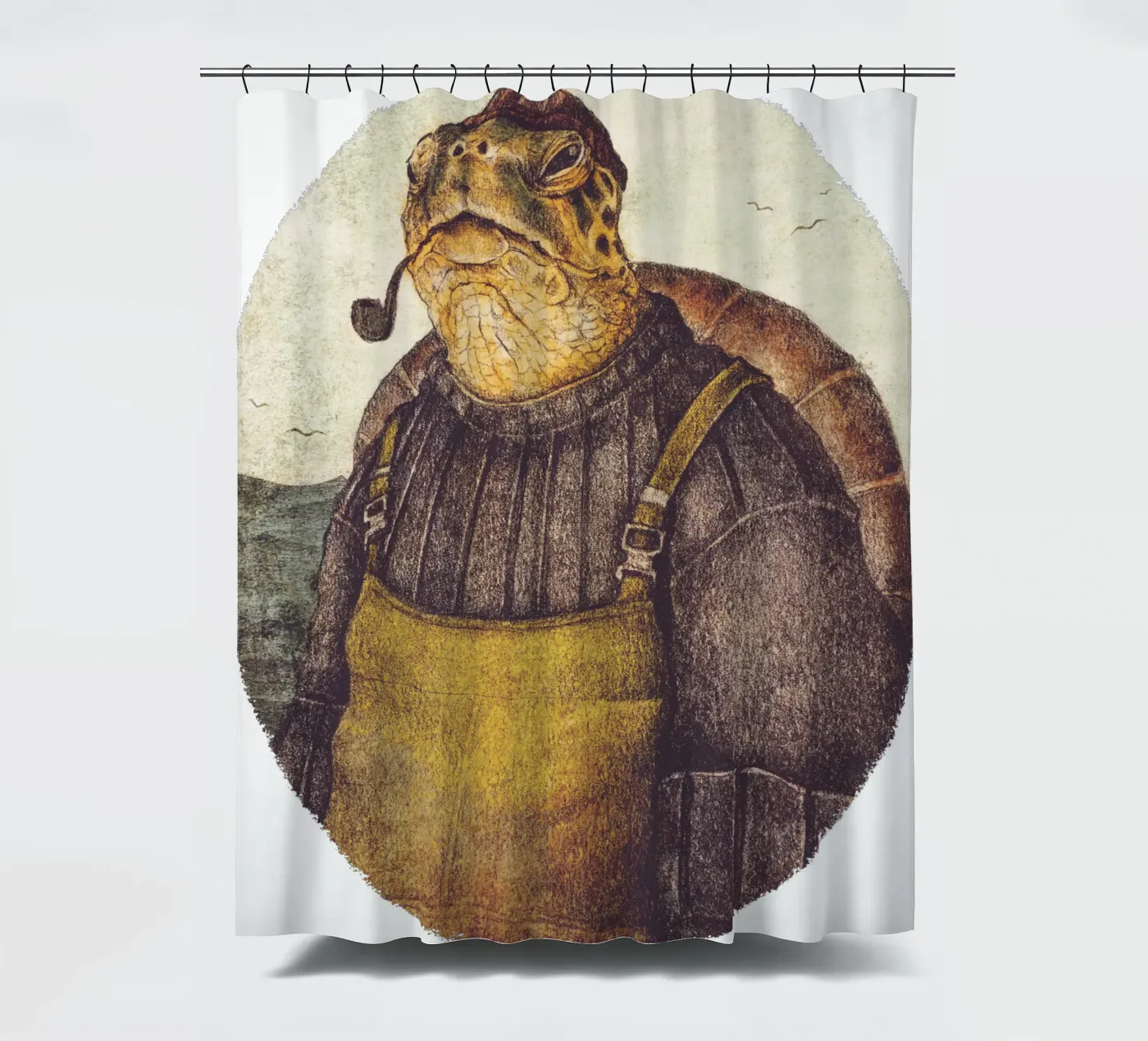 Lichtwächter Duschvorhang von mikekoubou