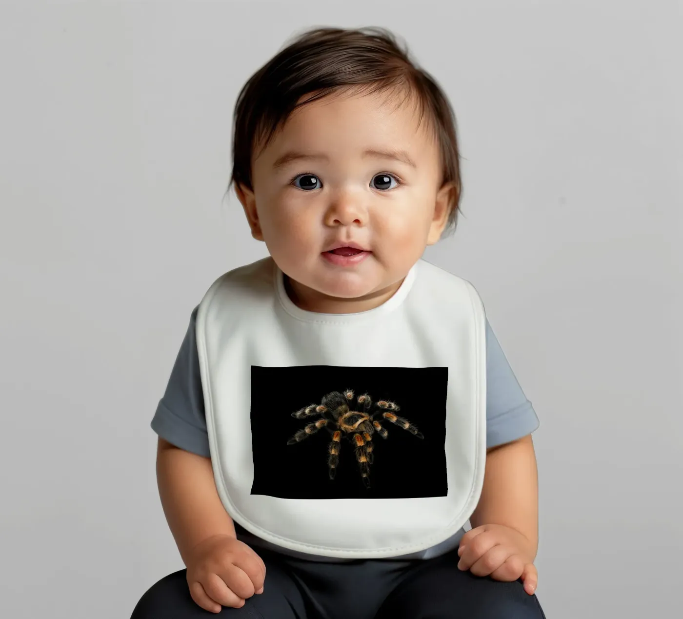 Tarantula Babylätzchen von Curious Collections by Marielle Leenders