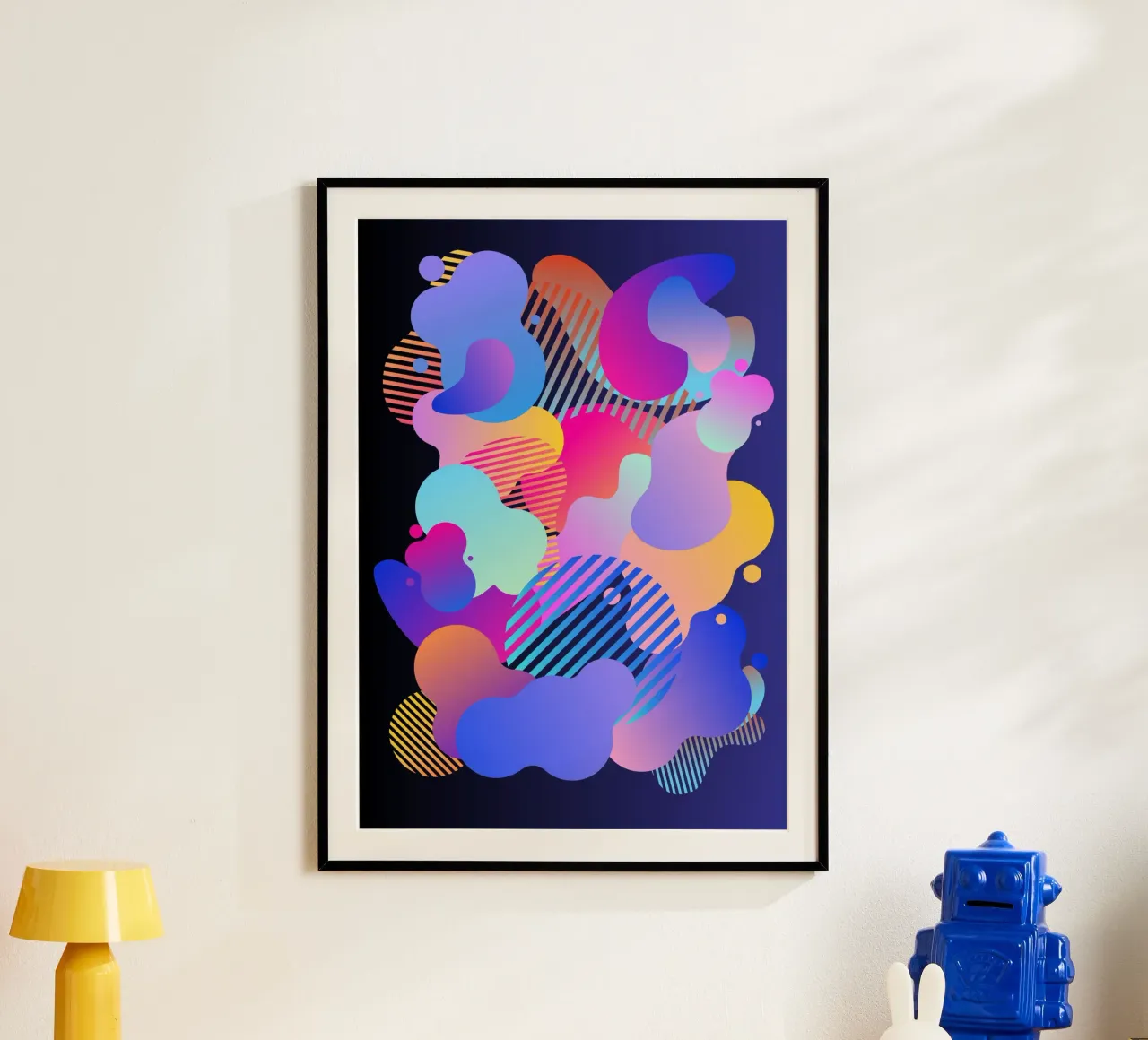 Equazioni mistiche poster con telaio in plastica da RS LAB STUDIO