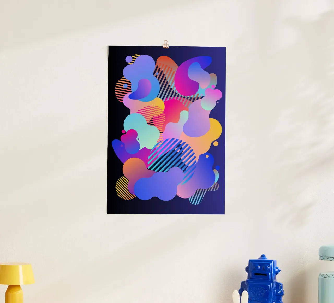 Equazioni mistiche poster con telaio in plastica da RS LAB STUDIO