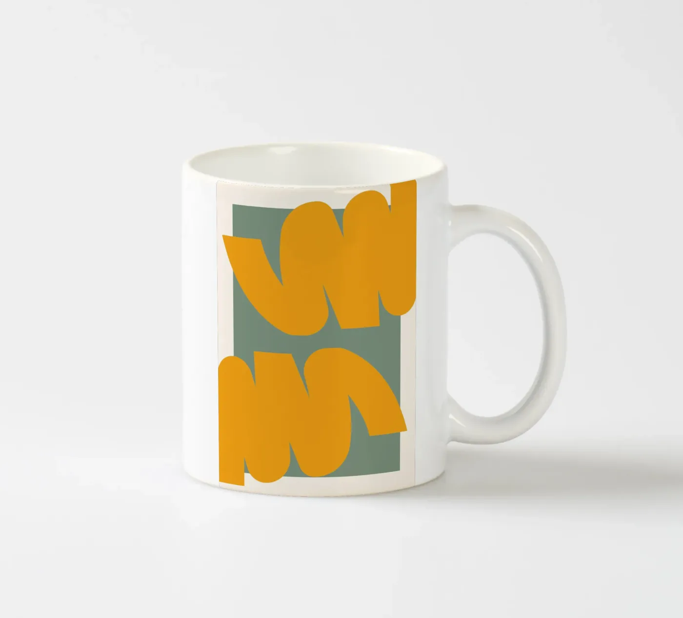 Life forms ceramic mug by RS LAB STUDIO