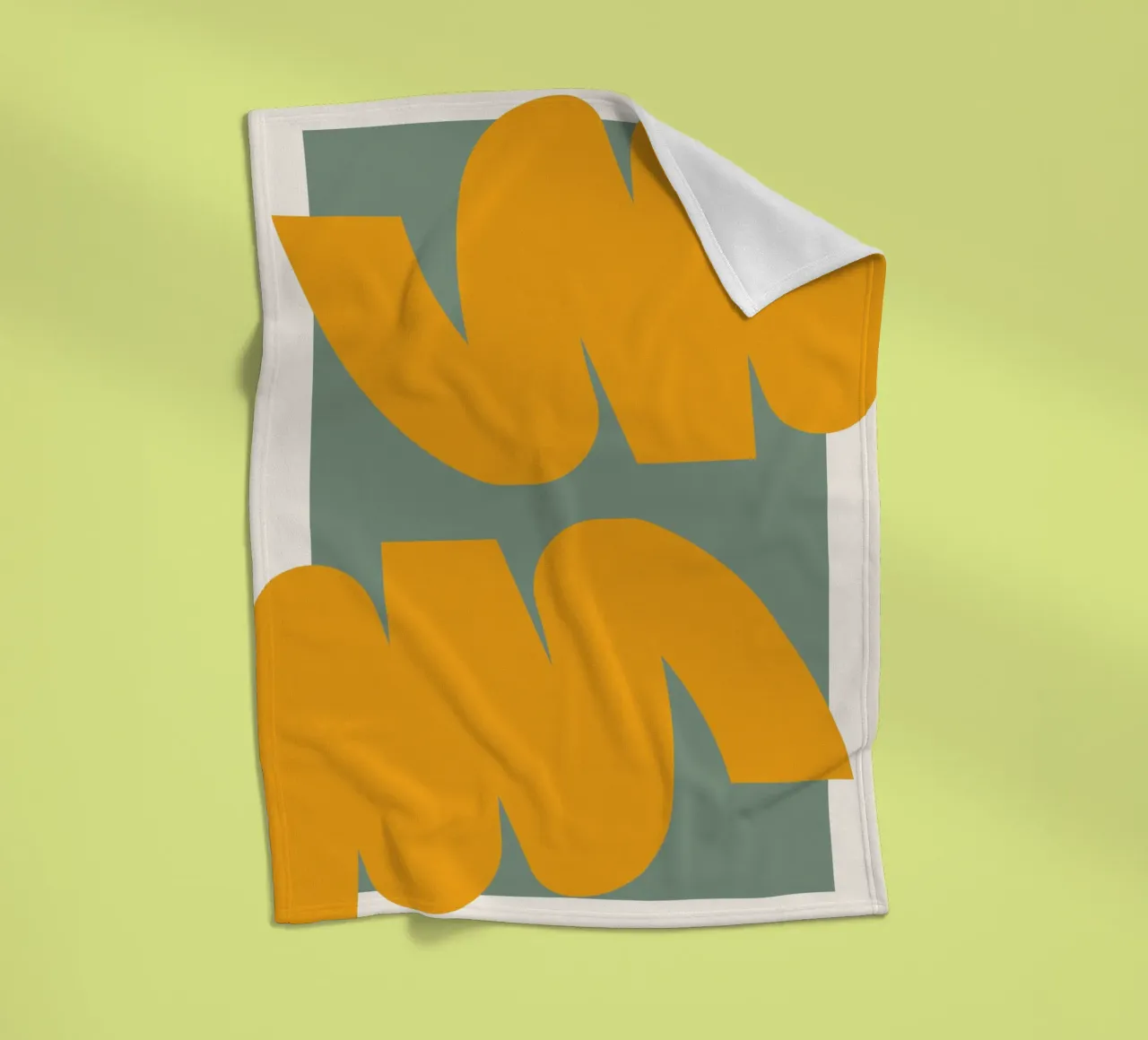 Life forms fleece blanket by RS LAB STUDIO