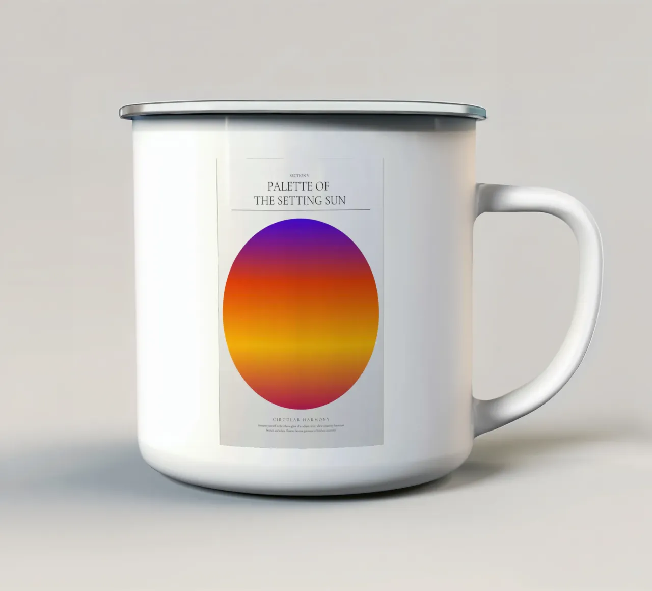 Splendore celeste tazza in smalto da RS LAB STUDIO