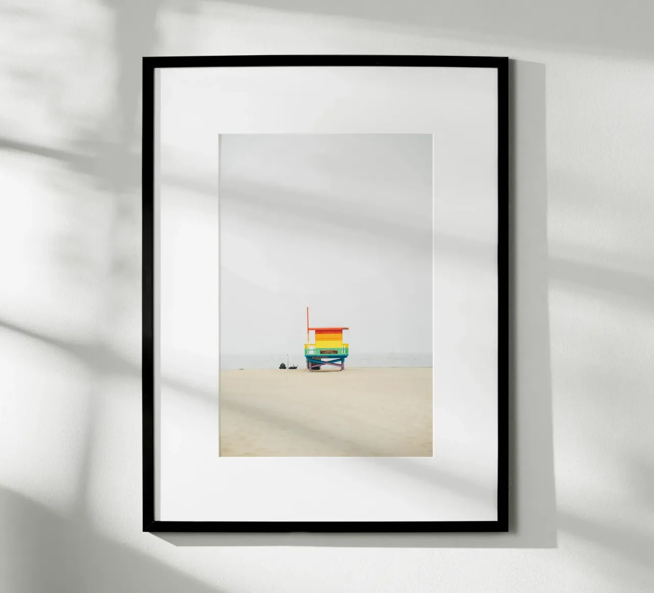 Rainbow Lifeguard Tower carta hahnemühle da patiphotography
