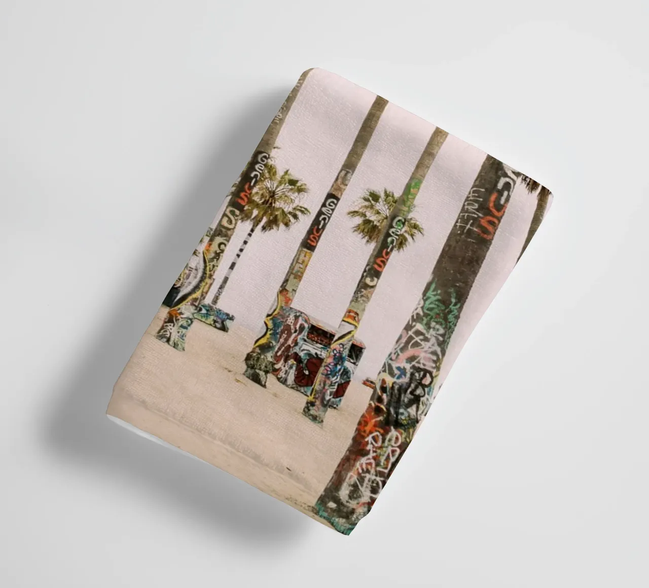 Venice Beach Palm Trees asciugamano da bagno da patiphotography