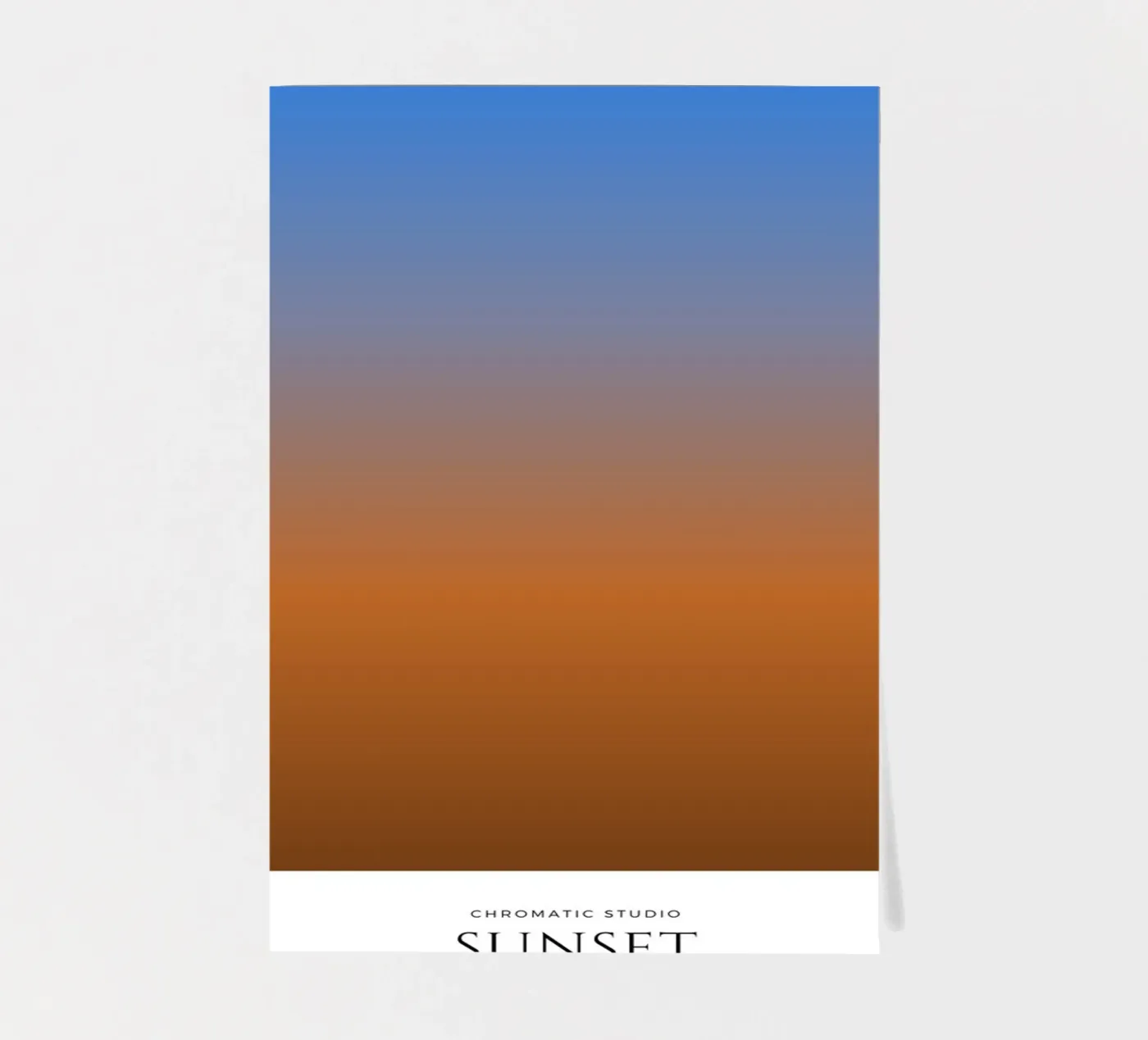 Sunset stickervel van RS LAB STUDIO