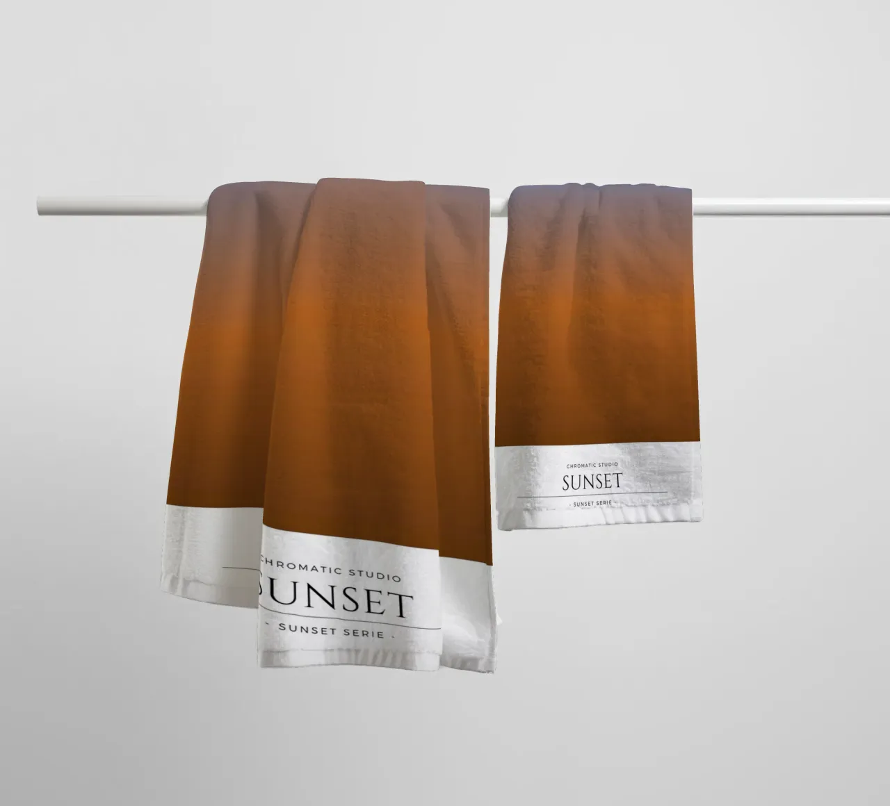 Sunset towel by RS LAB STUDIO
