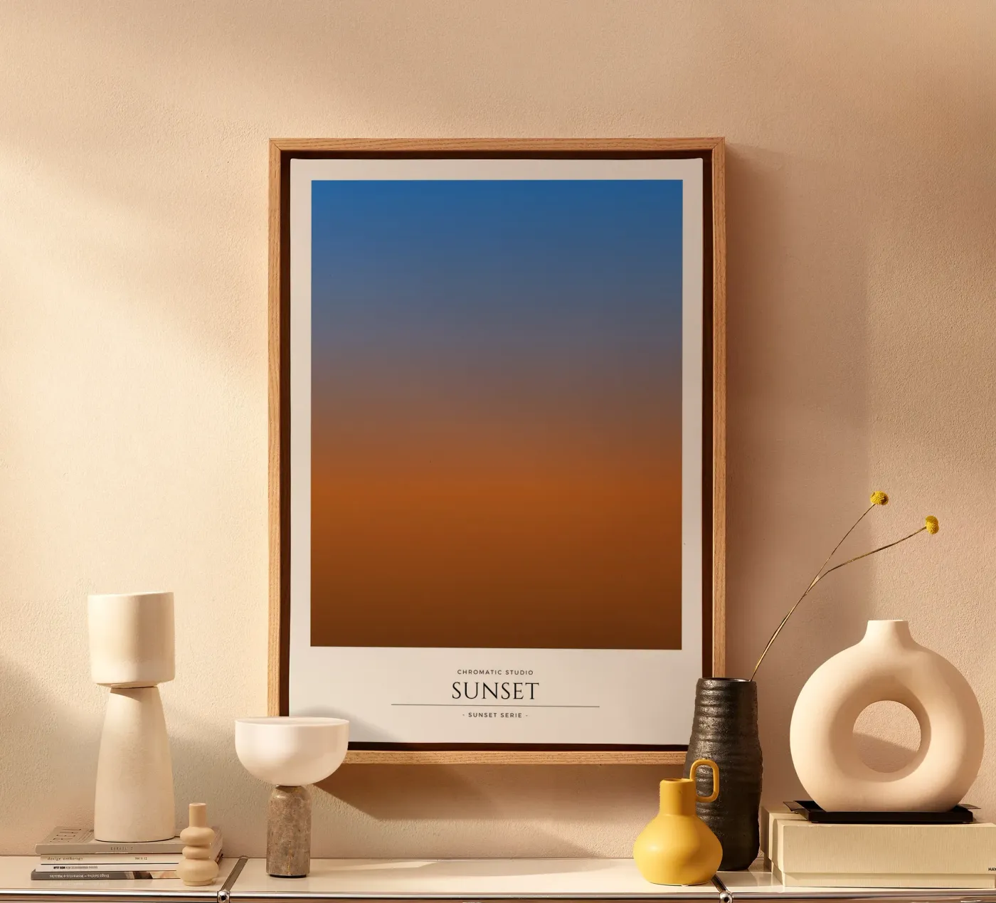 Sunset Leinwand von RS LAB STUDIO