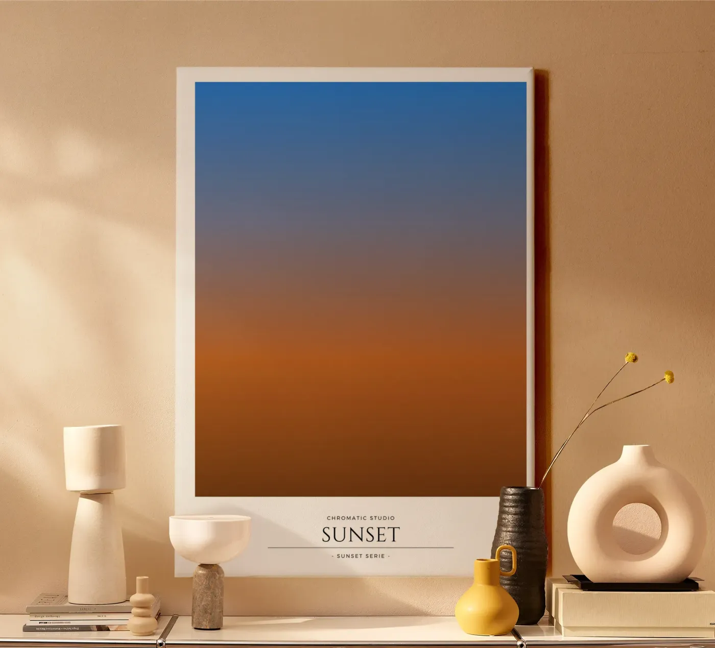 Sunset Leinwand von RS LAB STUDIO