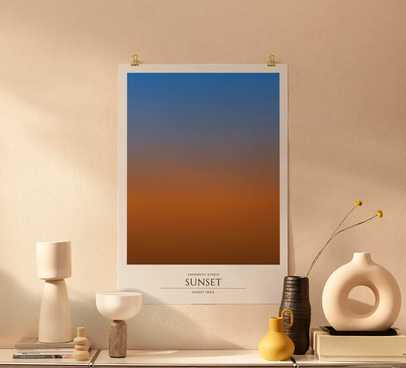 Sunset poster van RS LAB STUDIO
