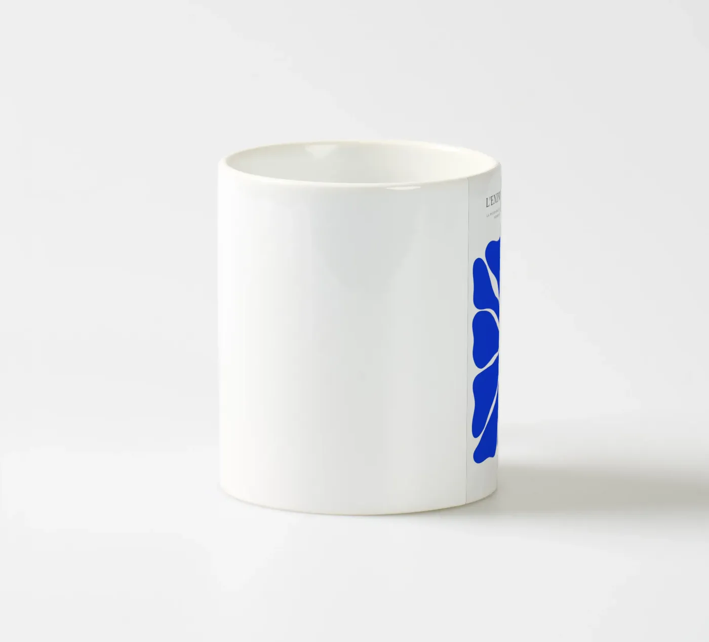Line dancing ceramic mug by RS LAB STUDIO