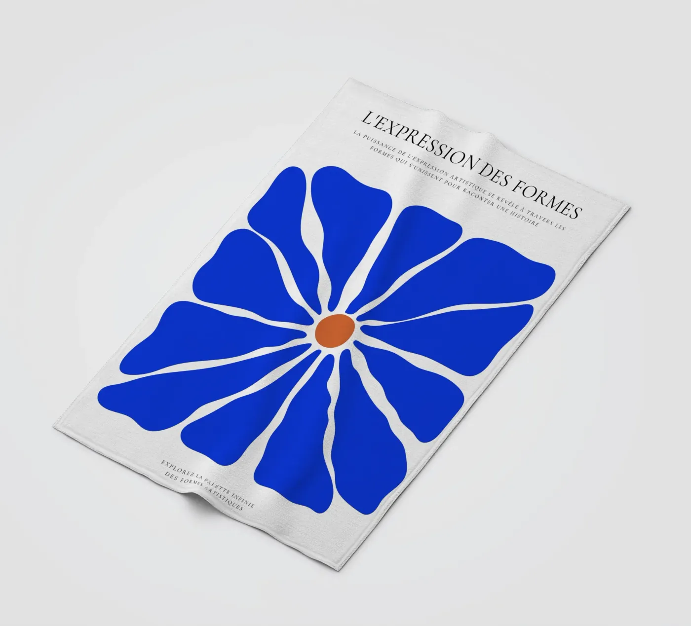 Danse des lignes plaid polaire de RS LAB STUDIO